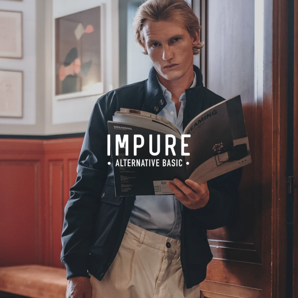 impure menswear fashion at Palladio showroom in London